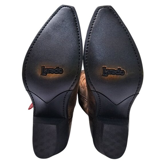 Laredo Women's Access Western Leather Boots Wide Calf 51079 Size 7.5 M - Picture 7 of 14